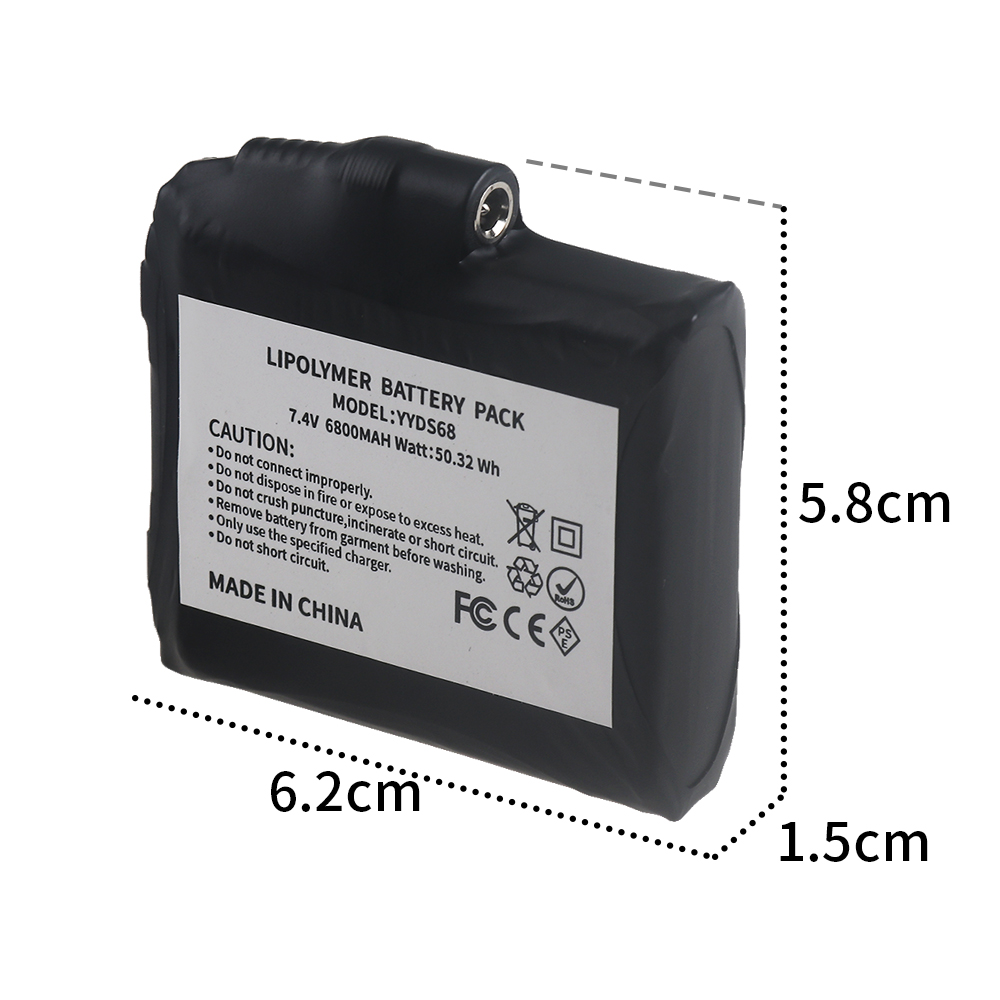 Bateria de Lítio Polímero 2S 7 - Heated Vest Battery avaliação e preço